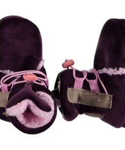 Μποτάκια Χειμωνιάτικα με Μαλακό Πάτο και Εσωτερική Eπένδυση Fleece Μοβ