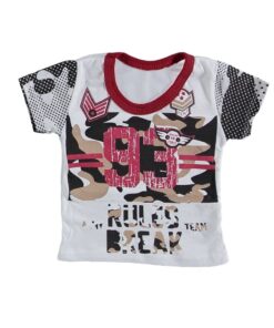 Μπλουζίτσα Κοντομάνικη με Σχέδιο Παραλλαγή "93 Break Rules"