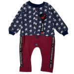 Φορμάκι με Κουμπάκια και Σχέδιο Αστεράκια "See You" Σκούρο Μπλε