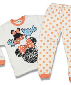 Παιδικό Σετ Μπλουζίτσα και Παντελονάκι με Ήρωα Κινουμένων Σχεδίων - Σομόν (40286)