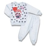 Βρεφικό Χειμερινό Σετ Μπλουζίτσα και Παντελονάκι με Σχέδιο Πιγκουινάκι "Cute Penguin" - Σιέλ