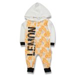 Φορμάκι με Κουκούλα και Φερμουάρ "Lemon" Πορτοκαλί