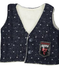 Μπουφανάκι - Γιλέκο Αμάνικο Fleece Σκούρο Μπλε - 42036