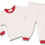 Σετ Μπλουζίτσα και Παντελονάκι σε Σχέδιο Αστεράκια Κόκκινο