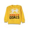 Μπλουζίτσα με Σχέδιο Μπάλα Ποδοσφαίρου "Goal" Κίτρινο