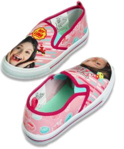 Disney Παιδικά Παπουτσάκια Sneakers με Σχέδιο Soy Luna "Fun" Σομόν (WD11306)