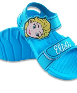 Frozen Παιδικό Πέδιλο με Αυτοκόλλητο Χρατς με Σχέδιο Πριγκίπισσα Έλσα "Elsa" Γαλάζιο (2300003813)