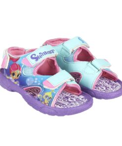 Shimmer And Shine Παιδικό Πέδιλο με Αυτοκόλλητο Χρατς με Σχέδιο Κοριτσάκια Τζίνι Βεραμάν (2300003656)