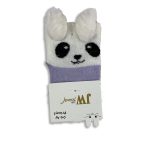 Καλτσούλα Βρεφική με Σχέδιο Πάντα με Φουντάκια Μοβ