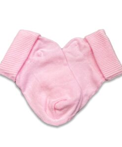 Καλτσούλες Μονόχρωμες Ροζ