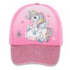 Καπέλο Jockey με Γείσο και Σχέδιο Μονόκερο Ροζ