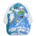 Καπέλο Jockey με Γείσο και Σχέδιο Στρουμφάκια Άσπρο
