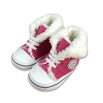 Μποτάκια Αγκαλιάς με Κορδονάκια Φούξια