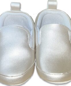 Παπουτσάκια Αγκαλιάς Slip On Μπεζ Χρυσό