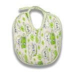 Σαλιάρα Μικρή με Διάφορα Σχεδιάκια Πράσινο