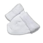Βελουτέ Καλτσούλες Βρεφικές Άσπρες
