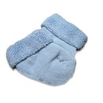 Βελουτέ Καλτσούλες Βρεφικές Μπλε