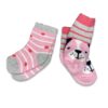 Δύο (2) Ζευγάρια Καλτσούλες Βρεφικές Χειμωνιάτικες με Σχέδιο Σκυλάκι Ροζ - 53358