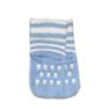 Καλτσούλες Βρεφικές Αντιολισθητικές με Σχέδιο Ρίγες και Πατουσίτσες Γαλάζιες