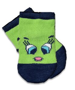 Καλτσούλες Βρεφικές με Σχέδιο Πουλάκι - Πράσινο (52415)