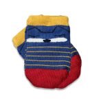 Καλτσούλες Βρεφικές με Σχέδιο Ζωάκι και Ρίγες Μπλε