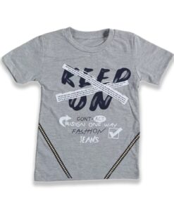 Μπλούζα "Keep On" Γκρι