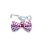 Παιδικό Παπιγιόν με Σχέδιο Ρίγες Άσπρο Κόκκινο (46436)