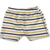 Παντελονάκι Σορτσάκι με Σχέδιο Ρίγες Άσπρο