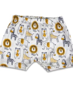 Παντελονάκι Σορτσάκι με Σχέδιο Ζωάκια της Ζούγκλας