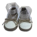 Παπουτσάκια Αγκαλιάς με Κορδέλα Εκρού 52642