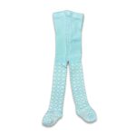 Βρεφικό Καλσόν με Σχέδιο Ανάγλυφο Καρό Τιρκουάζ