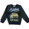 Μπλουζίτσα με Σχέδιο Αυτοκίνητο "It's Surfing Time Hawaii" Πράσινο