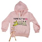 Μπλουζίτσα με Σχέδιο Γατούλες "I Love You Cat" Σομόν