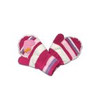 Χειμερινά Κλειστά Γάντια με Σχέδιο 3D Καρδούλα Μοβ