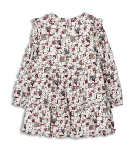 Mayoral Φόρεμα Μακρυμάνικο με Σχέδιο Σκυλάκια (12-04966-056)