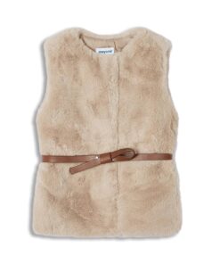 Mayoral Γιλέκο Αμάνικο Γούνινο με Ζώνη (12-04312-012)