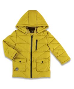 Mayoral Μπουφαν Μακρύ με Κουκούλα Μουσταρδί (12-04461-076)