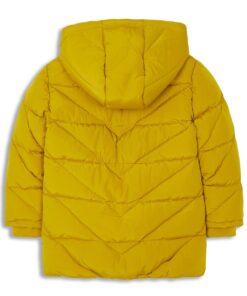 Mayoral Μπουφαν Μακρύ με Κουκούλα Μουσταρδί (12-04461-076)