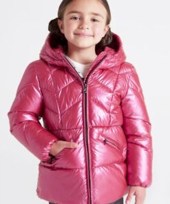 Mayoral Μπουφαν Μακρύ Μεταλιζέ με Κουκούλα Φουξ (12-04491-056)