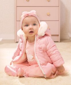 Mayoral Μπουφανάκι Διπλής Όψεως με Κουκούλα Ροζ (12-02498-045)