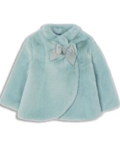 Mayoral Παλτό με Γουνάκι Τιρκουάζ (12-02433-032)