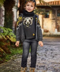 Mayoral Παντελονάκι Τζιν - Μαύρο (12-04598-058)