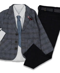 Σετ Κοστούμι και Γραβάτα με Πουκάμισο Μονόχρωμο