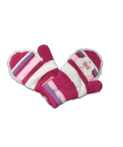 Χειμερινά Κλειστά Γάντια με Σχέδιο 3D Πεταλούδα Φούξια