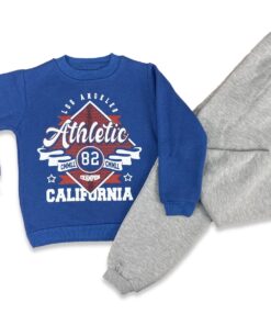 Σετ Μπλουζίτσα και Παντελονάκι με Σχέδιο "Athletic California 82" Μπλε