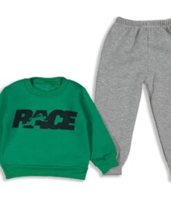 Σετ Μπλουζίτσα και Παντελονάκι "Race" Πράσινο