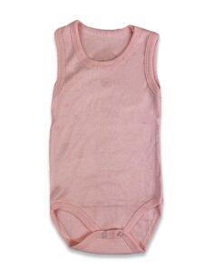 Κορμάκι Αμάνικο Μονόχρωμο σε Σομόν Χρώμα