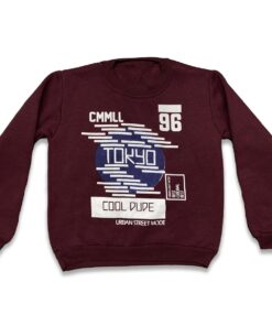 Μπλούζα με Σχέδιο “Tokyo Cool Dude” Μπορντό