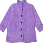 Παιδική Ζακέτα Fleece με Τσεπούλες Μοβ