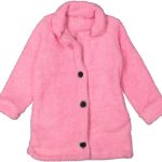 Παιδική Ζακέτα Fleece με Τσεπούλες Ροζ